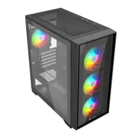 کیس کامپیوتر گیمینگ به همراه مانیتور و ...