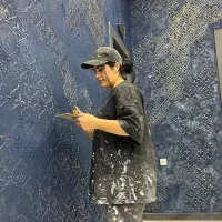 طرح صخره و میکروسمنت نما و کف و داخلی