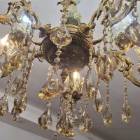 لوستر و دیوار کوب برنز