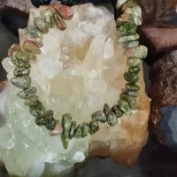 دستبند عقیق خزه ای