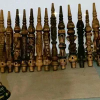 قلیان رخ.تنه اصل گردو با تمام وسایل قلیان کامل۵۵۰ت|صنایع دستی و سایر لوازم تزئینی|گنبد کاووس, |دیوار