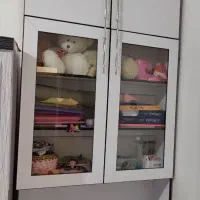 تخت دوطبقه با کمد لباس و کمد و میز تحریر|تخت و صندلی بچه|چابهار, |دیوار