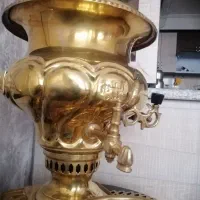 سماور برنجی ذغالی