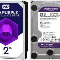 هارد اینترنال بنفش 1 و 2 ترابایت گارانتی