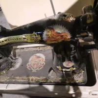 دو عدد چرخ خیاطی یکی اصل ژاپن|چرخ خیاطی و ریسندگی|خوی, |دیوار