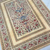 فرش ابی طلایی محتشم کد۴۳۲۰۰۸ ابروبادی|فرش|شیراز, لاله|دیوار