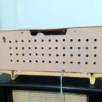 رادیو قدیمی لامپی ناسیونال سالم|کلکسیون اشیاء عتیقه|لولمان, |دیوار