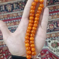 تسبیح کهربا پرتغالی کهنه