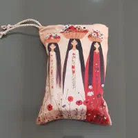 چاپ و دوخت کیسه گیفت مخمل سوییت سبک