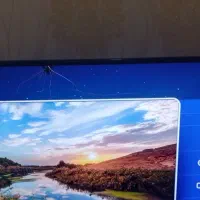 تلویزیون X.Vision 55 اینچ(تصویر سالم، ترک در صفحه)