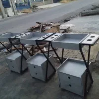 ترولی میز ناخن پاف تخت