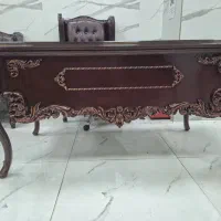 ۲ ست کامل مبلمان و میز اداری مدل کوئین مدیریت چرمی|مبلمان اداری|تهران, فلسطین (میدان انقلاب)|دیوار
