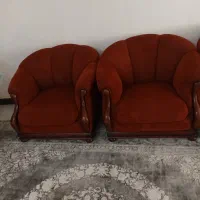 مبل تمیز فنر با میز عسلی میز وسط