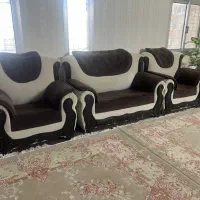 فروش مبل ۸نفره ،میز عسلی،صندلی چرخدار|مبلمان خانگی و میز عسلی|جم, |دیوار