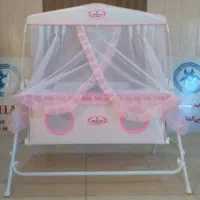 لوازم نوزادتخت گهواره ای چوبی گهواره میلاد|تخت و صندلی بچه|مشهد, نوید|دیوار