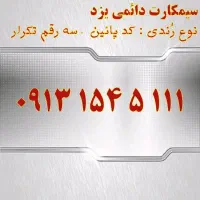 0913.25.25.301|سیم‌کارت|یزد, |دیوار