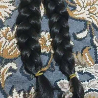 موی طبیعی بدون رنگ شدگی ۳۱ سانت