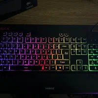 کیبورد گیمینگ هیسکا طراحی خاص ارگونومیک
