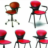 صندلی چهار پایه انتظار گردان  /بدون دسته صدفی