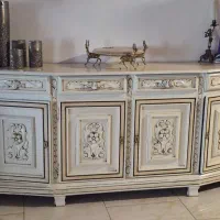 کنسول و آینه  تمام چوب
