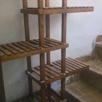 استند گل چوبی