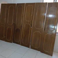 درب چوبی کمد دیواری|جاکفشی، کمد، دراور|میانه, |دیوار