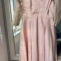 لباس مجلسی ساتن امریکایی و کارشده