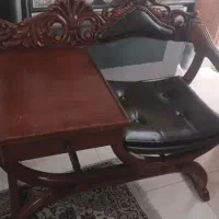 میز تلفن چوبی سالم