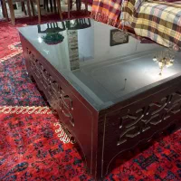 ۲عددمبل.یکی۴نفره۳نفره.میزوسط مشکی بزرگو۳تاکوچیک|مبلمان خانگی و میز عسلی|رامیان, |دیوار