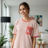 تیشرت راه راه کبریتی.فروش آنلاین