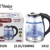 کتری برقی شیشه ای با نور آبی|سماور، چایساز، قهوهساز|بندرعباس, |دیوار