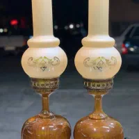 گردسوز و آباژور چوبی (چوبی جات)|چراغ خواب و آباژور|بیرجند, |دیوار