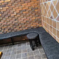 نیمکت پاف ،وصندلی ال به صورت یکجا