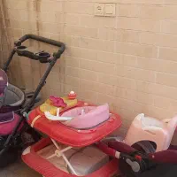 کالسکه، روروئک، کریر، صندلی غذا، صندلی توالت|کالسکه و لوازم جانبی|کاشان, معلم|دیوار