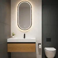 روشویی سرامیکی سفارشی با کابین کد ZN0246 زرین نیک