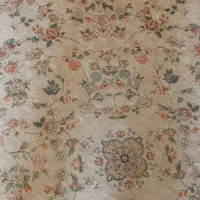 قالی 12 متری الماس کویر گل برجسته|فرش|کرمان, |دیوار