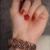 دستبند با انگشتر طرح شینیون