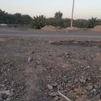 زمین ۸ من لب جاده اصلی روستای زید اباد بم