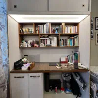 سرویس تخت و کمد و میز تحریر و کتابخانه