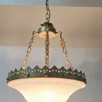 مجموعه ی لوسترهای برنز جفت تک ست(قیمت/تماس/حضور)