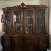 بوفه چوب کار شده