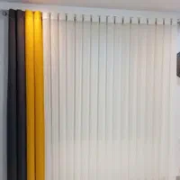 پرده سالن پذیرایی با یک دستک مخمل|پرده، رانر، رومیزی|مشهد, ولیعصر (شهرک غرب)|دیوار