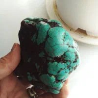 سنگ فیروزه راف ۵۰۰ گرمی|جواهرات|رامسر, |دیوار