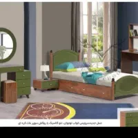 سرویس خواب و تخت خواب سبز لعون وتشک با یک فقره چک