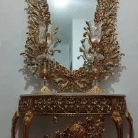 آیینه و شمعدان آلمینیوم