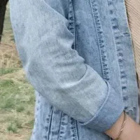 مانتو جین شلوار سرهمی