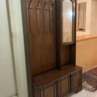 جا لباسی کمددار چوبی