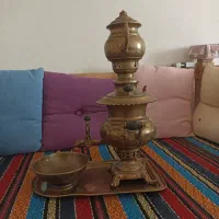 سماور برنجی روس ذغالی|کلکسیون اشیاء عتیقه|هشتگرد, فاز ۱ مهستان|دیوار