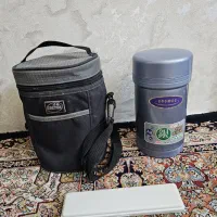 فلاکس غذا استیل قدیمی و آکبند ساخت چین قدیم