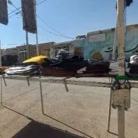 میز آهنی برای بازار دست فروشی|فروشگاه و مغازه|ابریشم, |دیوار